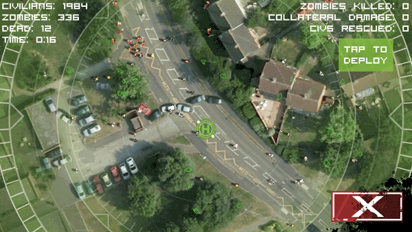 Zombie Outbreak Simulator Android helicopter animation
